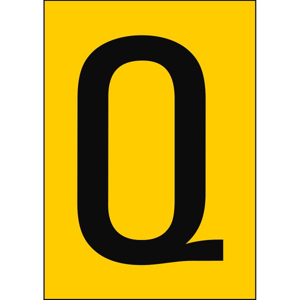 Cijfers & letters DIN A4-formaat voor permanente of tijdelijke identificatie