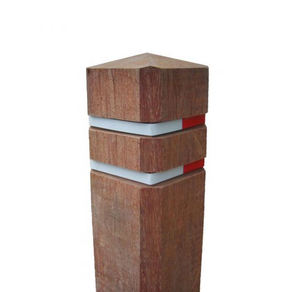 TROTTOIRPAAL DIAMANTKOP 800X145X145MM+REFLECT,WEGNEEMB + BETONSOKKEL