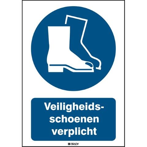 ISO 7010 Pictogrammen - Veiligheidsschoenen verplicht