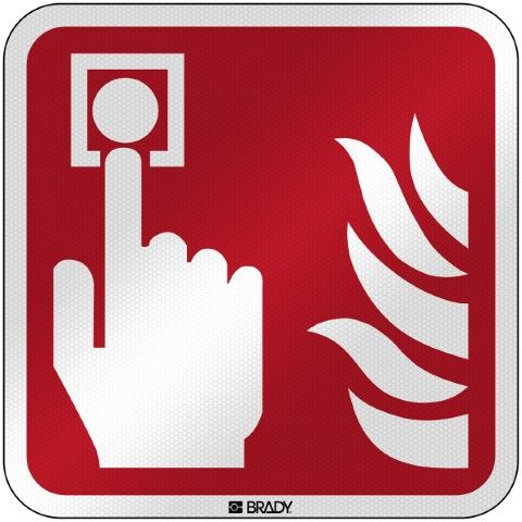 ISO-veiligheidspictogram – Brandmelder