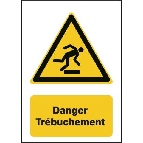ISO 7010 Pictogrammen - Danger; Trébuchement