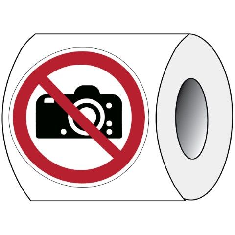 ISO Veiligheidspictogram - Fotograferen verboden