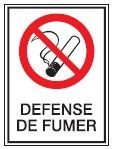 A5 Sign - Defense de fumer