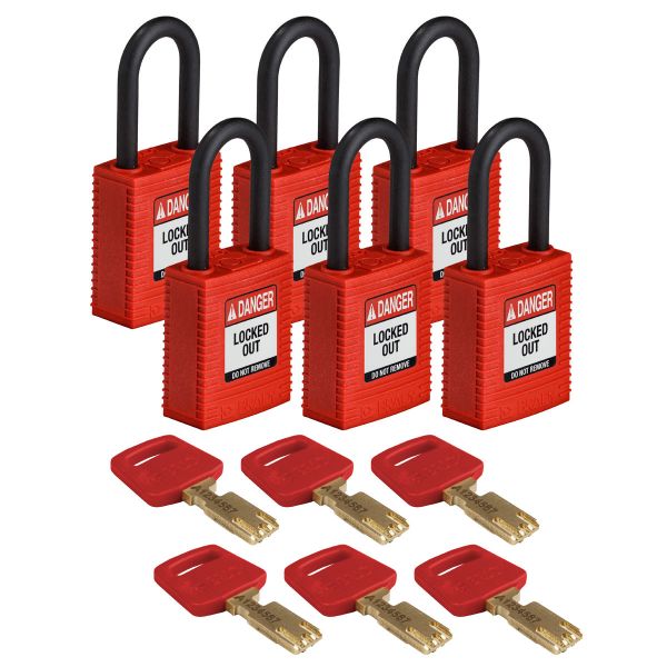 SafeKey-hangsloten – nylon