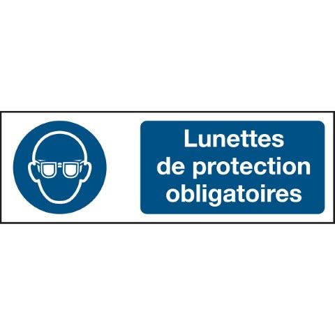 ISO 7010 Pictogrammen - Lunettes de protection obligatoires