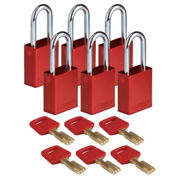 SafeKey-hangsloten – aluminium