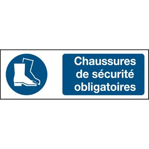 ISO 7010 Pictogrammen - Chaussures de sécurité obligatoires