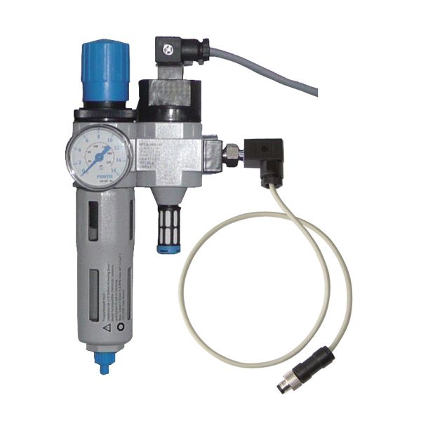 Air pressure regulation L w/cut-in valve
