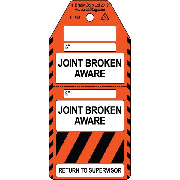2-delige Joint Broken Aware-tag