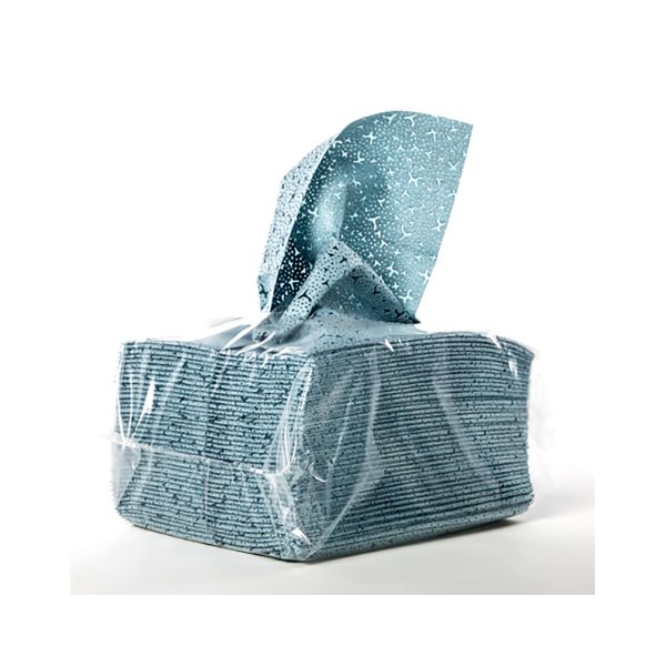 WIPE,  32 cm x 36 cm, 10 pakketten van 50 gevouwen wipes