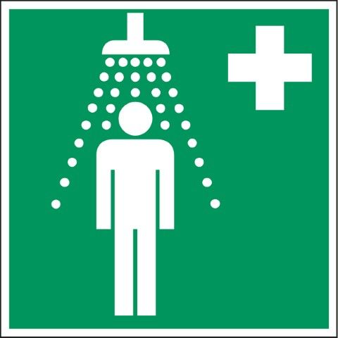 Reddingspictogram - Veiligheidsdouche