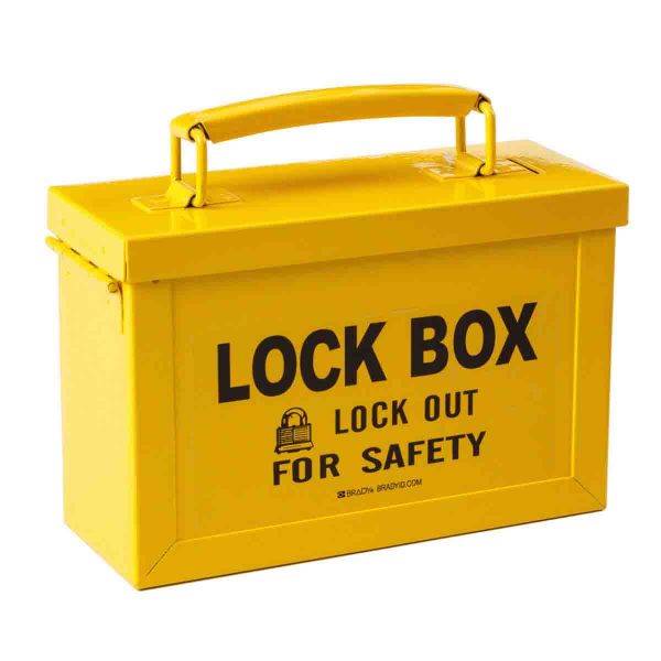 Draagbare metalen collectieve lock box