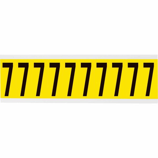 Identieke cijfer- of letterkaarten voor binnengebruik