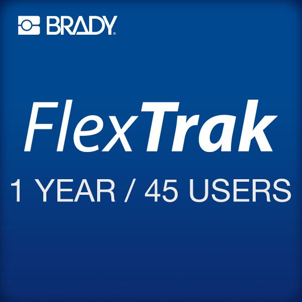FLEXTRAK-ABONNEMENT VOOR 45 GEBRUIKERS GEDURENDE 1 JAAR-FLEX-SW-SUB45