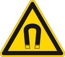 Waarschuwingspictogram - Sterk magnetisch veld