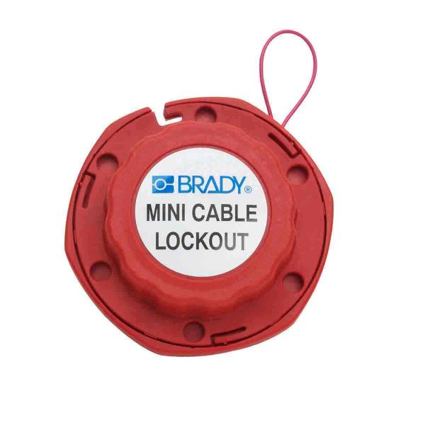 Mini-kabelvergrendelingssysteem met metalen kabel
