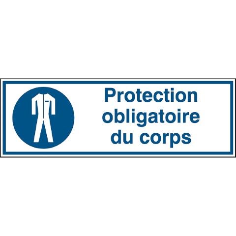 Gebodspictogram - Protection obligatoire du corps