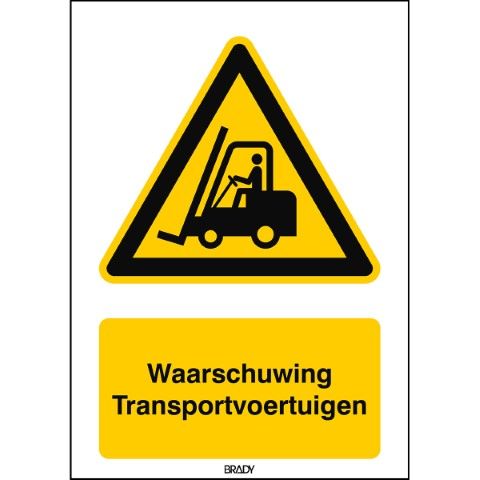 ISO 7010 Pictogrammen - Waarschuwing: Transportvoertuigen