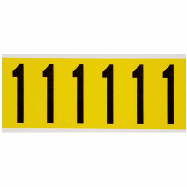 Identieke cijfer- of letterkaarten voor binnengebruik