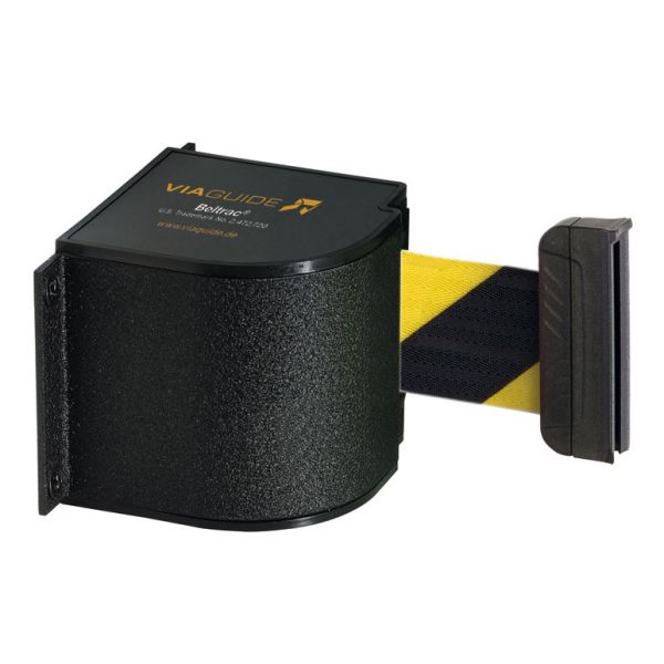 AFROLBAAR MUURLINT XL 50MMX5.4M GEEL +ZW TEKST/PIC307 ZW HOUDER, MAGN
