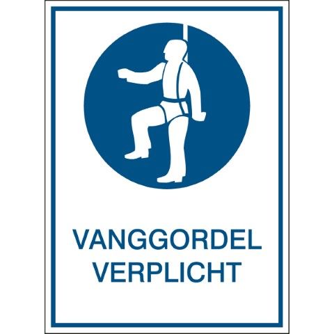 A5 Sign - Vanggordel verplicht