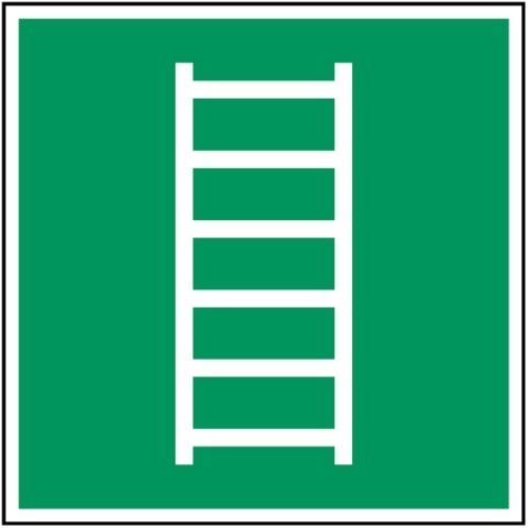 Vluchtladder – ISO 7010