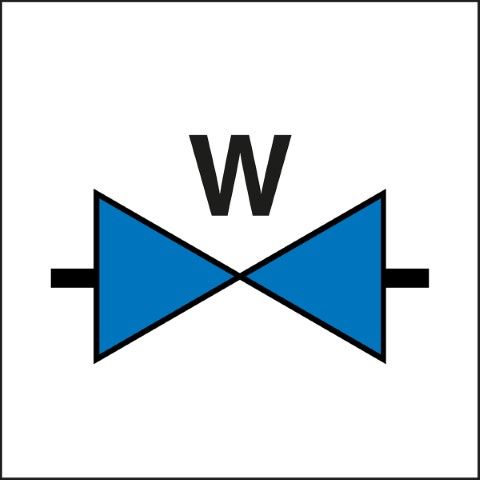 Informatietekens - Locatieaanduiding waterafsluiter