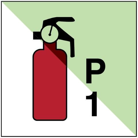 Draagbare brandblusser P1 – IMO