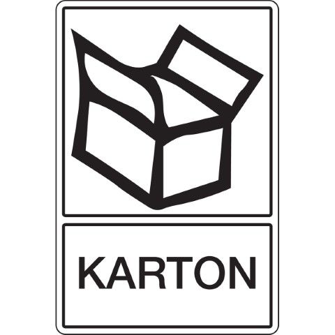 Recyclagepictogram - Karton - KARTON