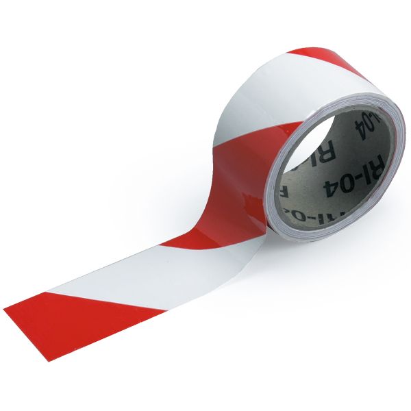 Waarschuwingstape - Rood / Wit