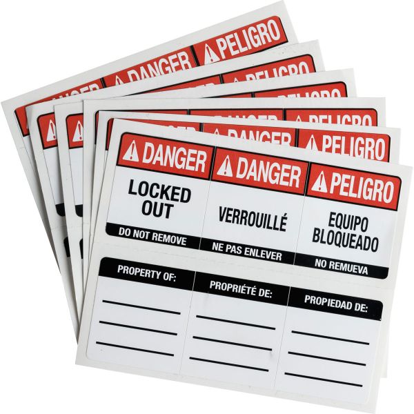 Labels voor SafeKey-hangsloten