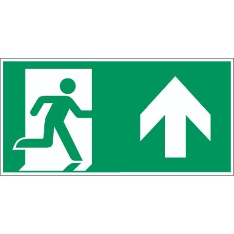 Nooduitgang (rechts) – ISO 7010