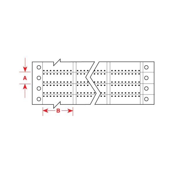 BradySleeve krimpvrije draadmerkers voor Dot Matrix printers