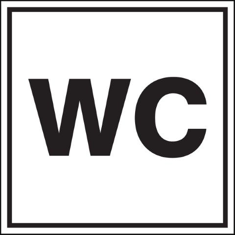 Informatietekens - Toilet - WC