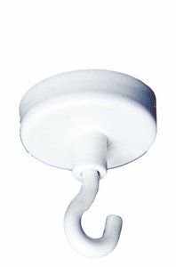 MAGNEETHAAK VOOR PLAFOND DIA 25MM (DRAAGT TOT 3.5KG) - WIT (MOQ 50ST)