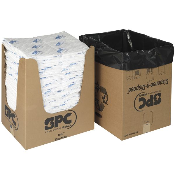 DOEKEN, 41 cm x 51 cm, zwaar gewicht, geperforeerd en gebonden, Dispense & Dispose-systeem