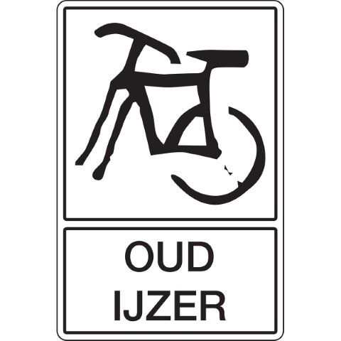 Recyclagepictogram - Oud ijzer - OUD IJZER