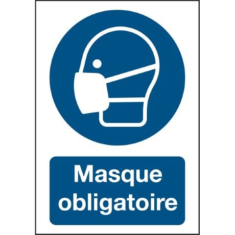 ISO 7010 Pictogrammen - Masque obligatoire