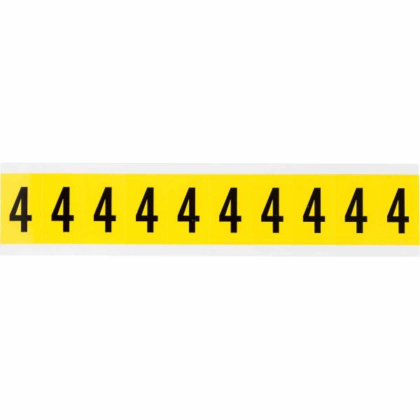 Identieke cijfer- of letterkaarten voor binnengebruik