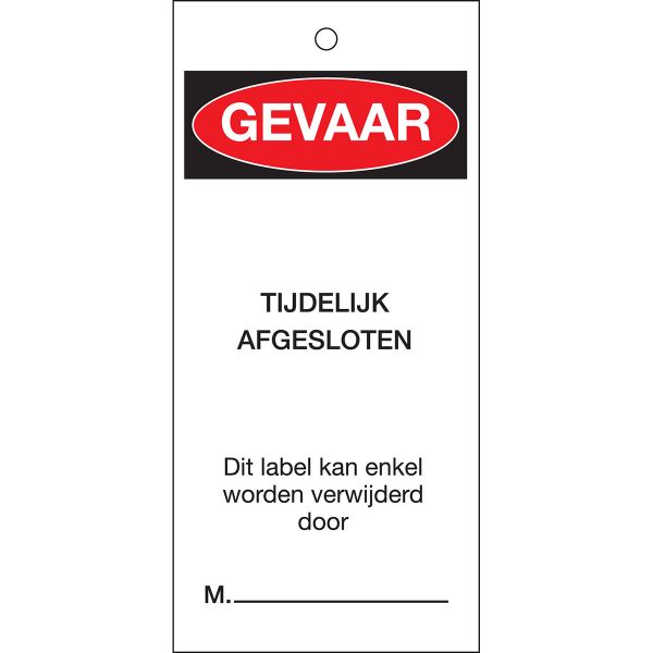Waarschuwingstags: machineveiligheid