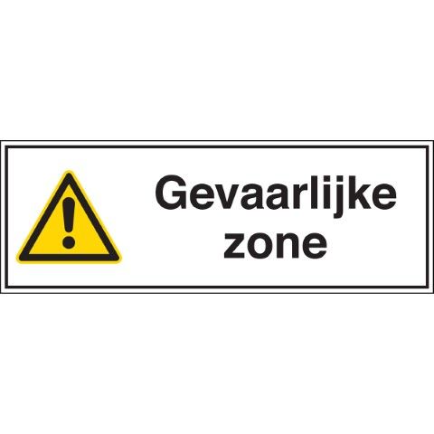 Waarschuwingspictogram - Gevaarlijke zone - Gevaarlijke zone