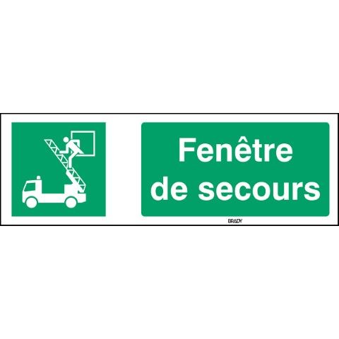 ISO 7010 Pictogrammen - Fenêtre de secours