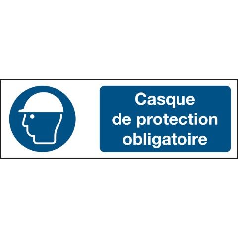 ISO 7010 Pictogrammen - Casque de protection obligatoire