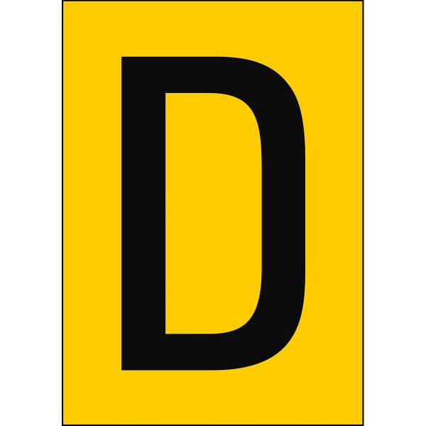 Cijfers & letters DIN A4-formaat voor permanente of tijdelijke identificatie