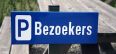 Parkingbord - 330X120 (zonder paal) - Tekst personaliseerbaar