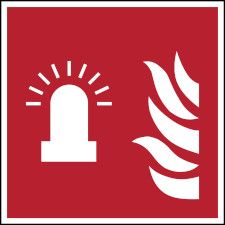 ISO-veiligheidspictogram-Brandalarm flitslicht F/F018/NT/PE-100X100-1