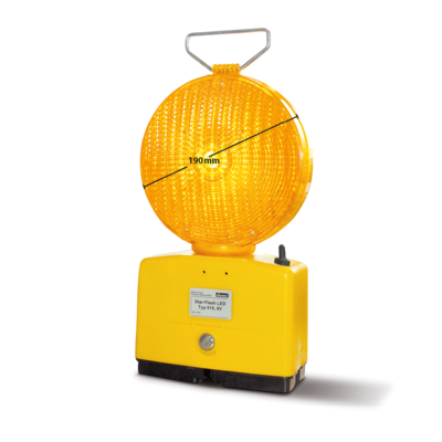 FLASHLAMP AMBERKLEURIG LED 610 (330CD), INCL. BEUGEL