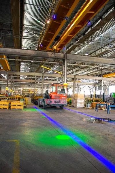 LED lijnprojector - Safety Bar HP Evo Blue
