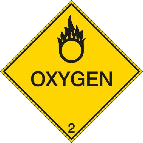 Pictogram voor Zeetransport - Zuurstof - OXYGEN 2