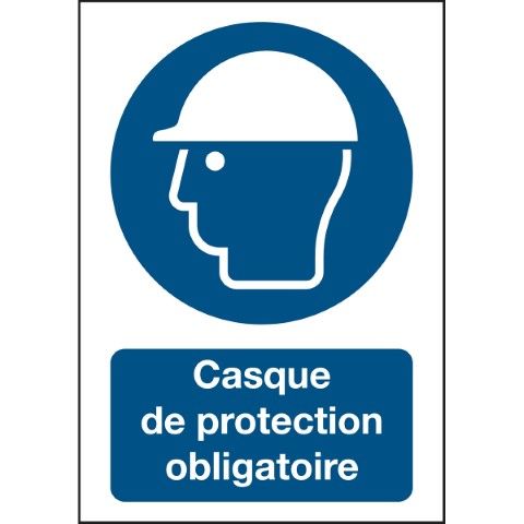 ISO 7010 Pictogrammen - Casque de protection obligatoire